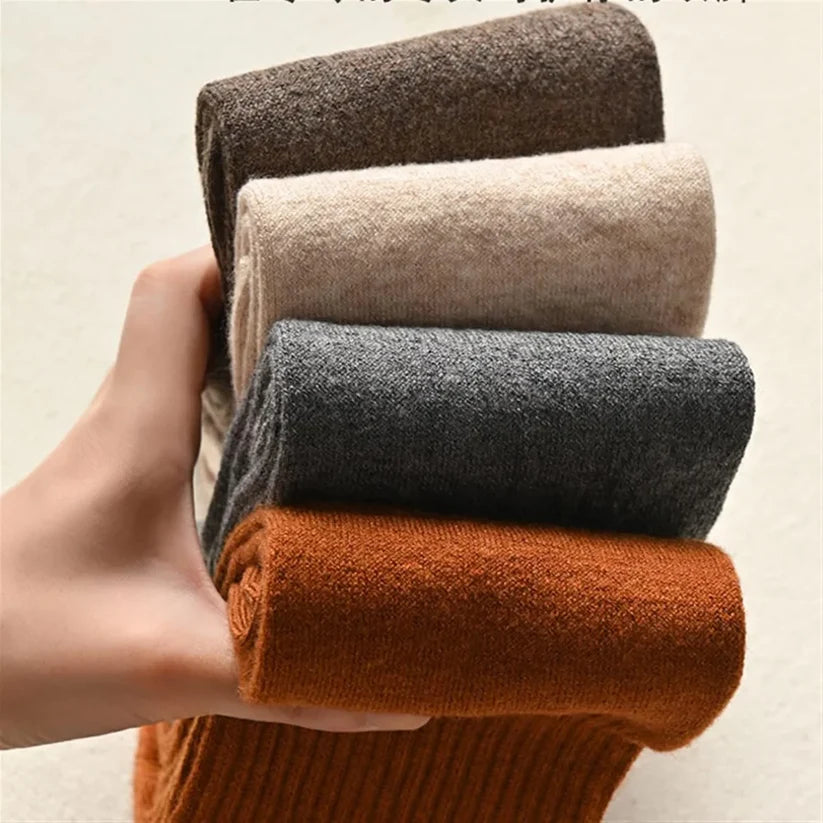 Buy 1 Get 1 Free - Warm and Over-the-Knee, Woolen Socks – Knitted, Non-Slip, Stylish Comfort